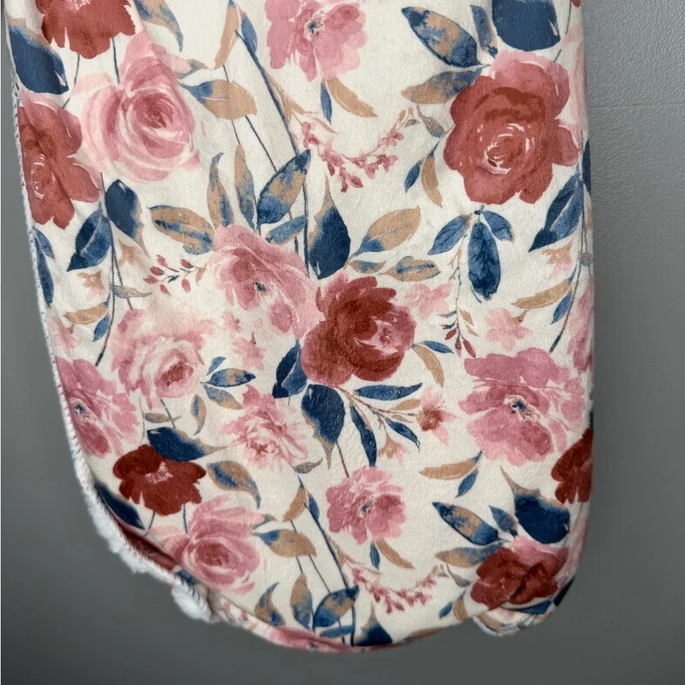 NWT Tiny Garden Floral Reversible Sherpa Baby Blanket